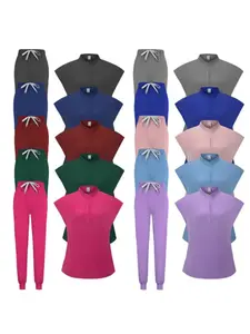 Stretch Scrub Suit for Doctors Medical Dental Surgery Oral Clinic Comfortable Elastic Scrubs Outfit