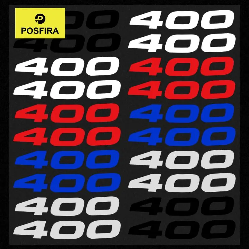 POSFIRA Motorcycle Sticker Waterproof Decals for Suzuki Burgman 400 Accessories AN400 AN 400 2010-2024 2023 Motorbike Stickers