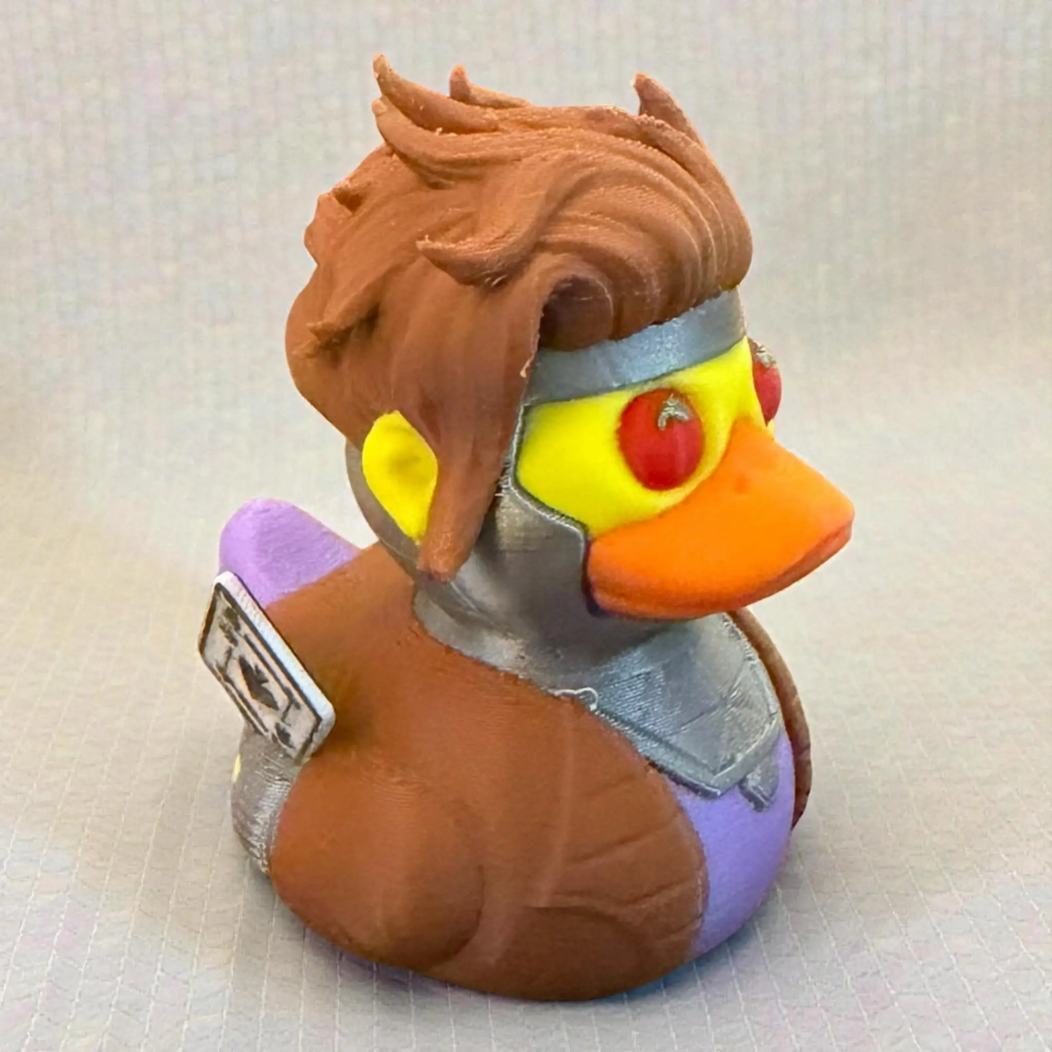 Gambit Duck 3D Printed Duck Collectible Plastic Figurine for Jeep Lovers