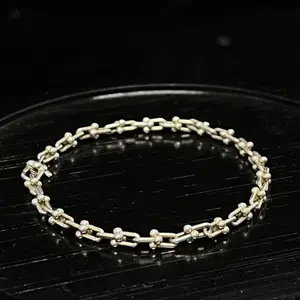 Pre-owned Tiffany Hardware Small Link Bracelet Twins LDJ3752