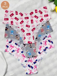 Women's Comfortable Triangle Panties Set, Sexy Slim-Fitting Design, All Season Wear, Perfect for Home & Casual Use, Underwear Sets, Casual Soft Panties Clothing