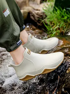 2026 New Unisex Rain Boots, Easy to Slip On, Lightweight and Durable, Plus Size Bonus, Non-slip and Waterproof, Valentine's Day Gift, Outdoor Work, Fishing, Water Shoes, Waterproof Footwear, Slip Resistant Boots