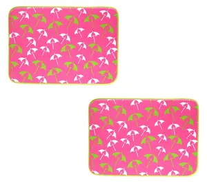 Temp-tations Seasonal Set of (2) 26"x18" XL Drying Mats