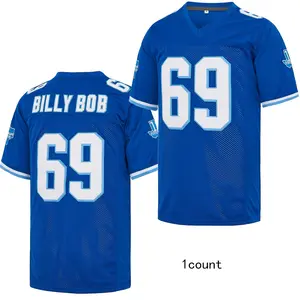 Men's #82 Charlie Tweeder #69 Billy Bob Varsity Blues Movie West Canaan Coyotes Terylene Embroidery Football Jersey kits Athletic Sports soccer jersey Uniform soccer jersey