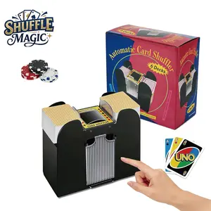 Automatic Card Shuffler Battery Operated Portable Game Night Essential Suitable for Various Games Party Game Cards Perfect for Parties Game Card Slots