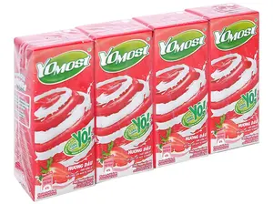[YOMOST] Yogurt Drink Strawberry Flavor - 170 ml