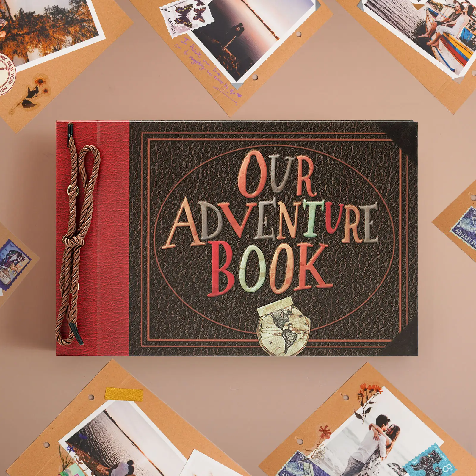 [Valentine's Day Gift] Vienrose Our Adventure Book Scrapbook Album Gift Box, Movie Up Scrapbook, Gift for Boyfriend, Girlfriend, Husband, Wife, Mom,