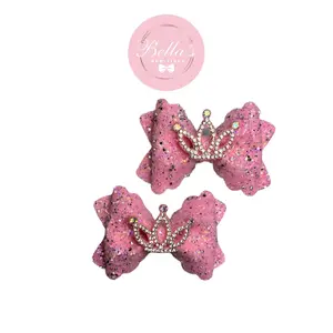 Hair clip bows 3 inch