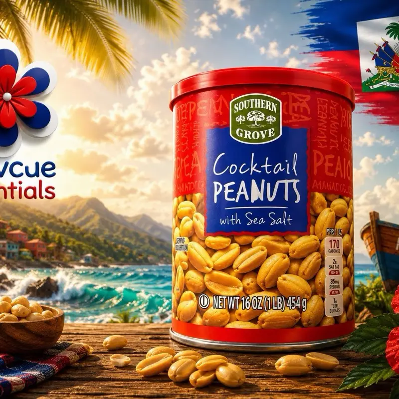 Southern Grove Cocktail Peanuts with Sea Salt – 16 oz | Premium Roasted Peanuts