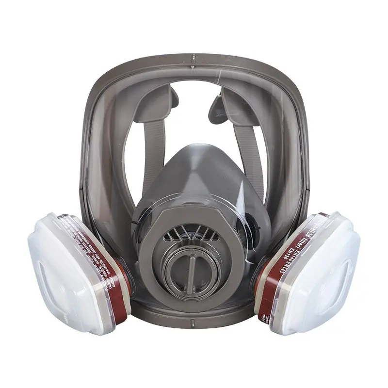 Full Face Respirator Mask, Spray Painting Chemical Protection, Dustproof, Can Connect Filter Cartridge, Industrial Safety Gear, Protective Mask