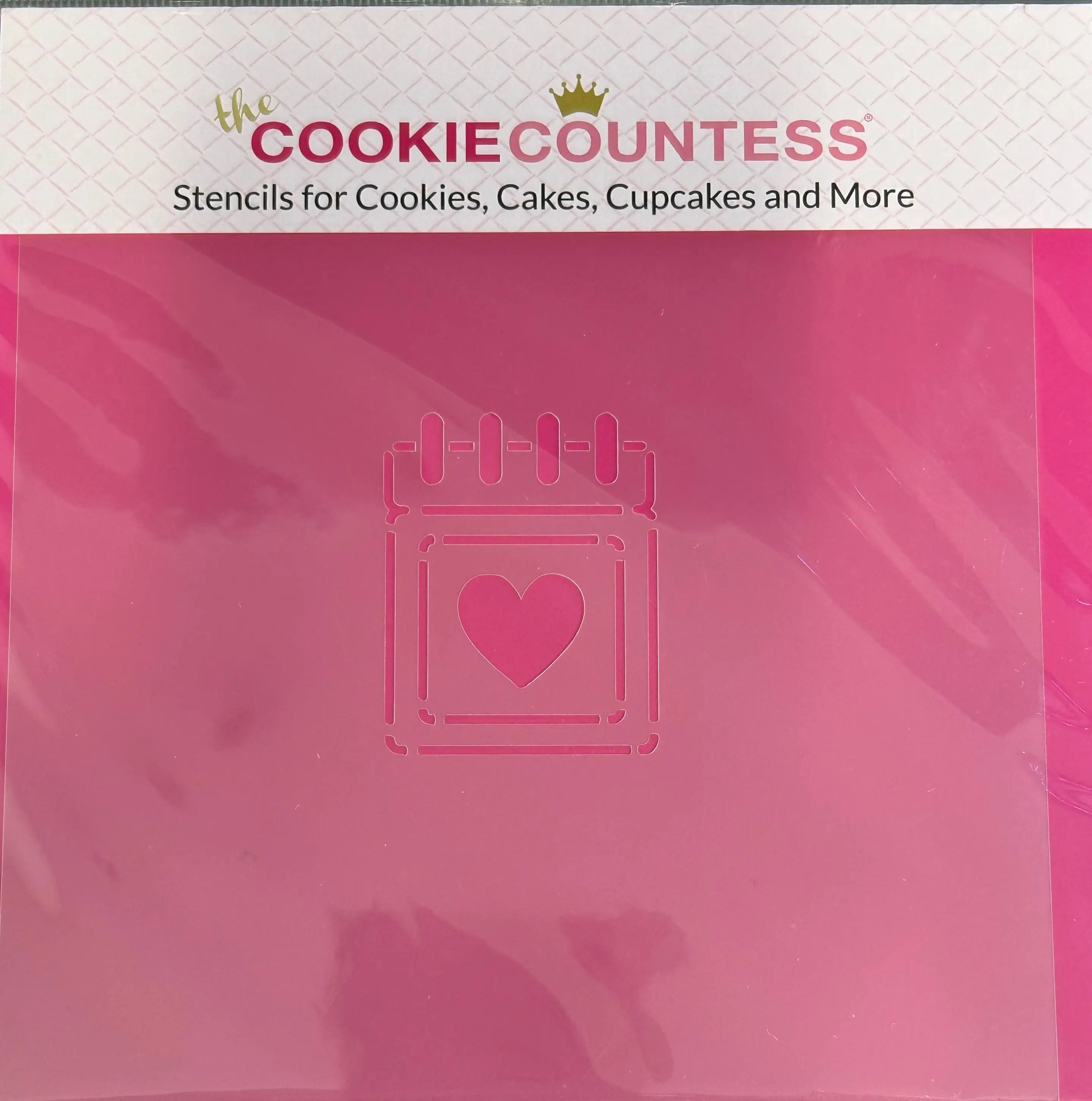 Cookie Stencil The Cookie Countess Save the Date Icon