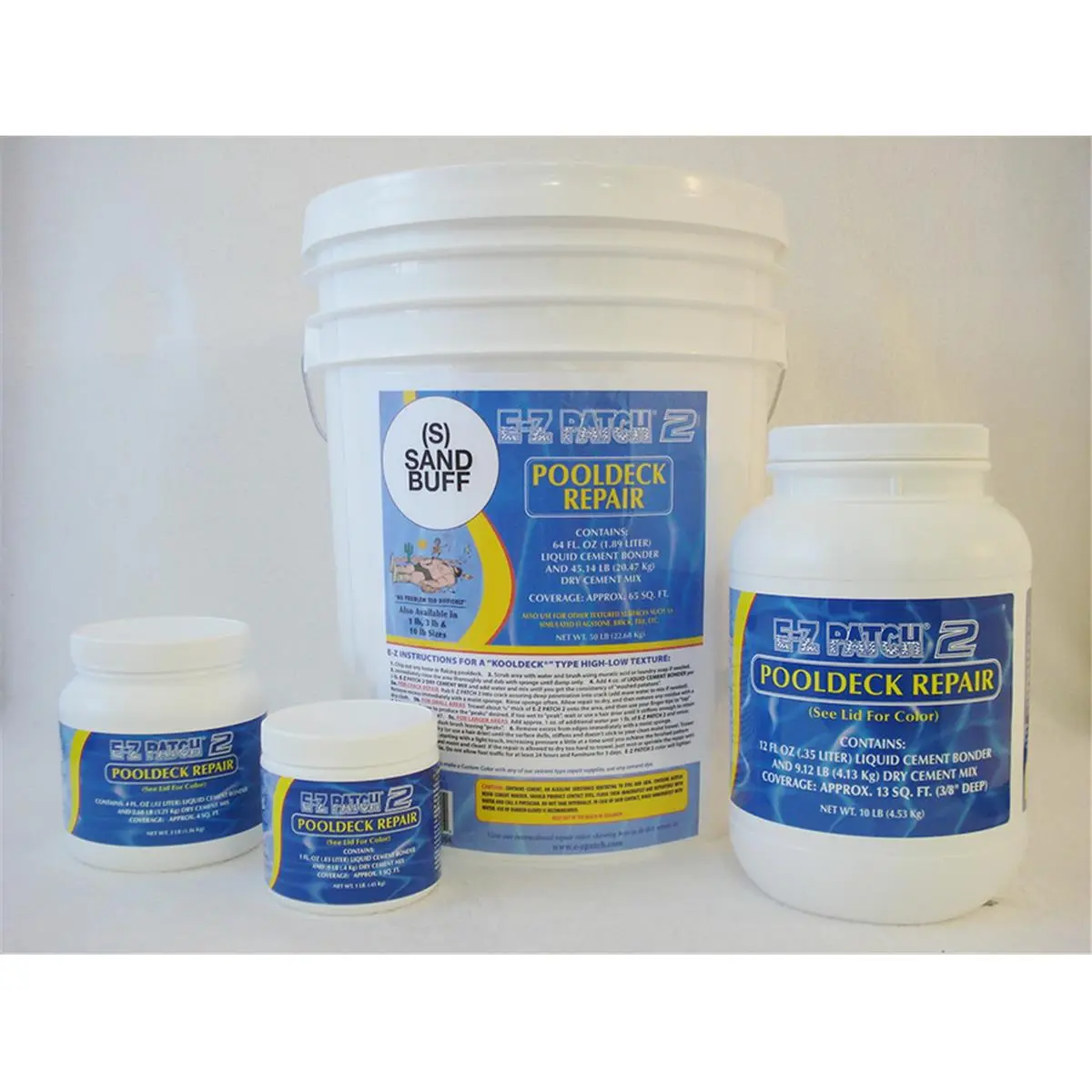 212 MAIN E-Z Products 3 lbs Pool Deck Repair - Sand Buff, Tile