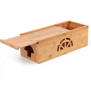Management Box with Lid,   Box for Cords, Power Strips or Surge Protectors,  Loose Wires Behind TVs, , Computers, Office Desks by