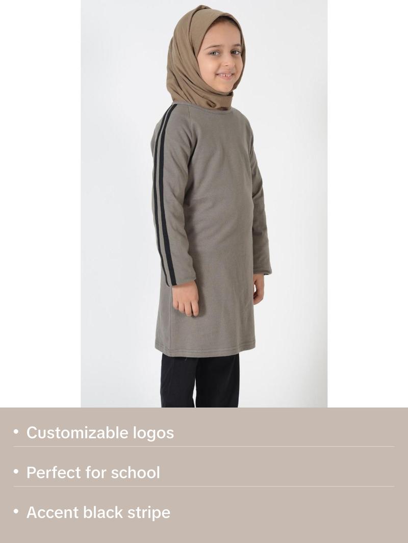 Girls Jersey Black Stripe Uniform Tee - Final Sale