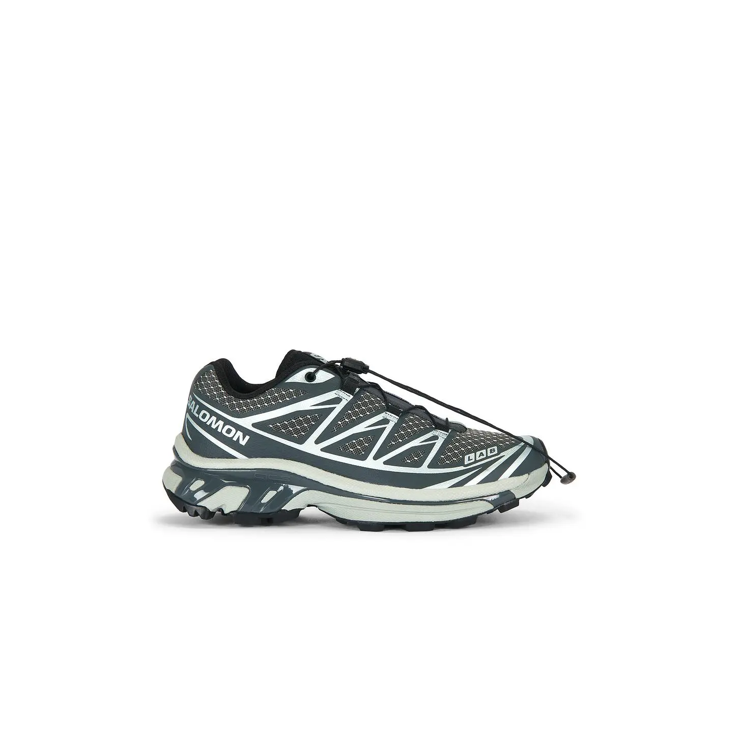 Salomon XT-6 Steel Streets Sneaker in Urban Chic, Wrought Iron & Black