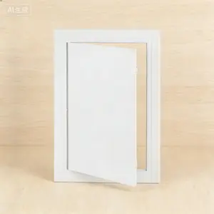 Reinforced Plastic Access Panel for Drywall 20cm x 30cm Removable Hinged Door White Ceiling Plumbing Wall Opening Flap Cover Plate