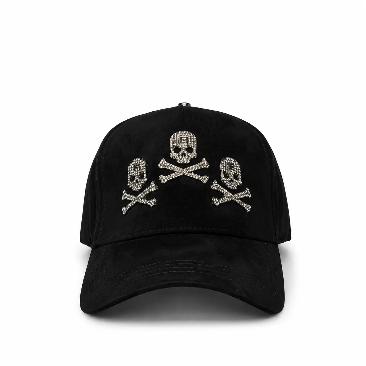 El Barbas Hats X Skull FES - Black Snapback - Premium Streetwear Baseball Cap for Men & Women, Adjustable