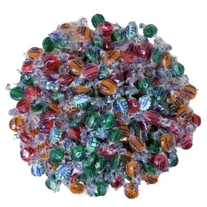 Sugar Free Assortment Hostess Deluxe Fruit Mix Hard Candies -1lb Bag Individually Wrapped Keto And Diabetic Friendly Gourmet Nostalgic Flavored Hard Candy Discs (16oz)