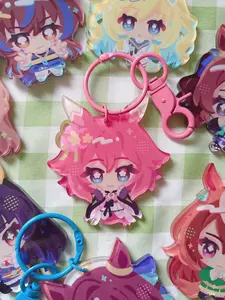 Umamusume Keychains, Uma Musume Horse Girls Daitaku Helios Sakura Chiyono Calstone Light Acrylic Keychain Charms - Cute Characters, Kawaii Bag Charm for Keys, Backpack & Gifts, Collectible Fan Accessory, Aesthetic Game Merch!
