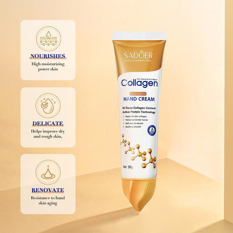 Lasting Moisturizing Bone Collagen Hand Cream Long Term Nourishing Pomegranate Hand Cream Korean Skin Care Handcare Products Hydrate Moisturizer