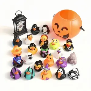 20pcs Halloween Duck Bath Toys, Kids Water Play Rubber Figures, Fun Bathtime Accessories, Perfect for Festive Fun