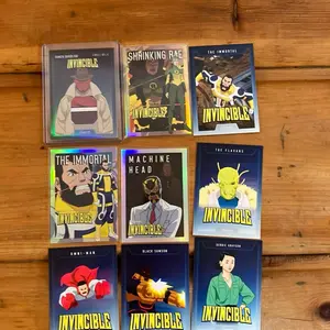 2025 Keepsake Premium Edition Invincible Collectible Trading Cards, 19-Count Raw Card Singles Lot, Authentic Collectibles