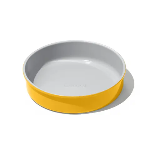 Non-Stick Ceramic-Coated Circle Pan | Naturally Slick Ceramic Coating, Non-Toxic, PTFE and PFOA Free, Perfect for Birthday Cakes, Tartes, and More