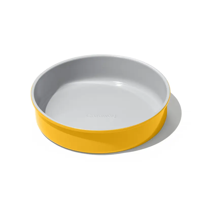 Non-Stick Ceramic-Coated Circle Pan | Naturally Slick Ceramic Coating, Non-Toxic, PTFE and PFOA Free, Perfect for Birthday Cakes, Tartes, and More