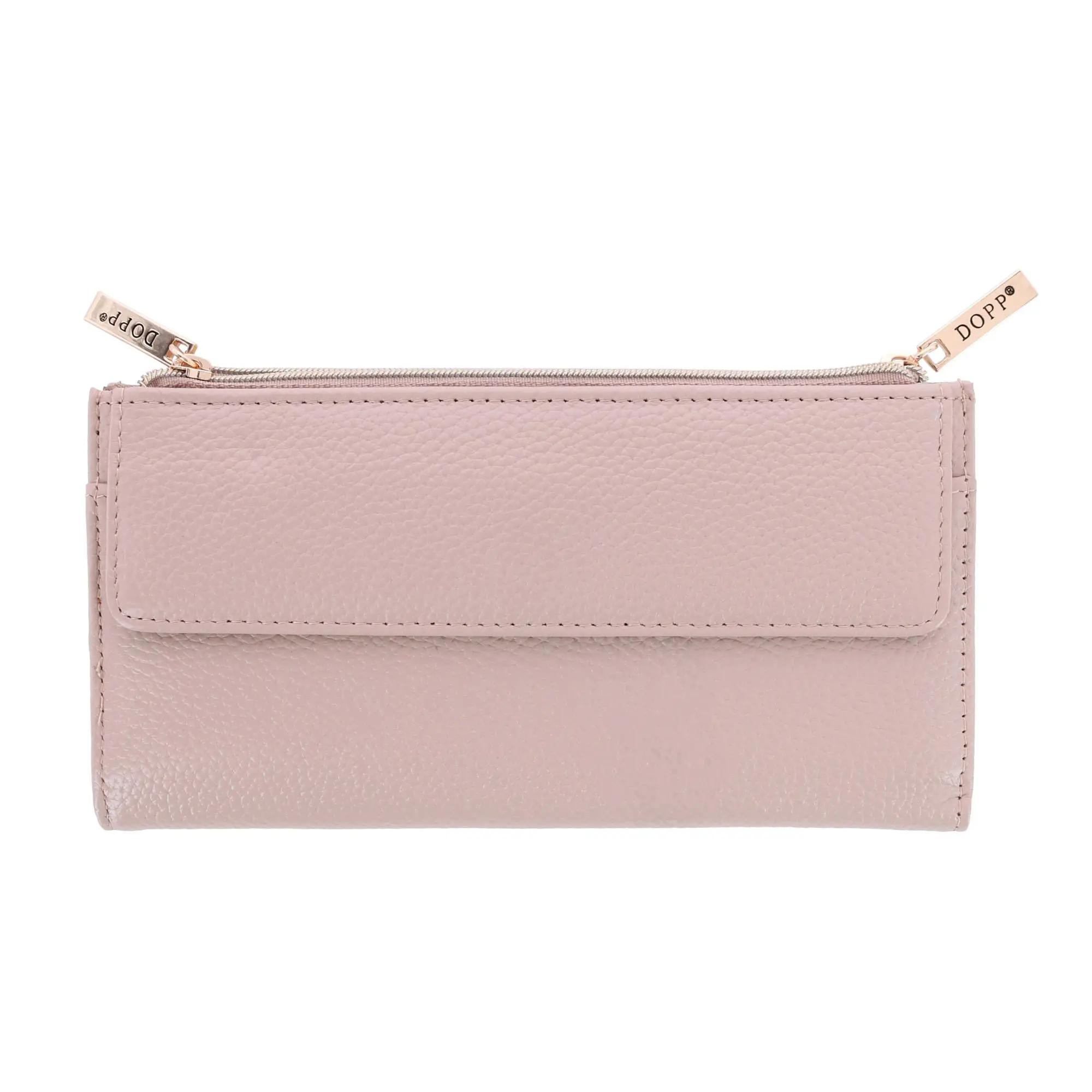 Julia Buxton Women's Leather Dopp Cosmopolitan Clutch Wallet, Clutch Wallets