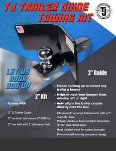 TJ Trailer Guide 2" trailer alignment kit