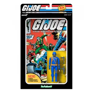 Super7 G.I. Joe ReAction+ Figures - Cobra Commander (Skybound Comic Box Set, Issue #1)