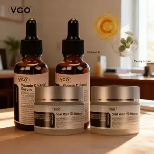 VGO Vitamin C Face Cream Moisturizers Skincare Comfort Hydrating Moisture Peptide Radiance Peptide Radiance Outdoorfun Skin Serum