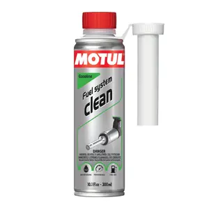 Motul Fuel System Clean for Gasoline Engines | Cleans Injectors, Valves & Combustion Chamber | Restores Acceleration & Throttle Response | Prevent Engine Wear | 300ml