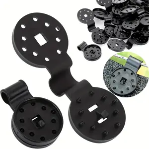 Universal Shade Clothes Clips for Sun Shade Sail Tarpaulin Mesh Canopy Fence, Shade Cloth Heavy Duty Lock Grip, Shade Cloth Clips Windproof Awning Clamp Grip (50, Black)