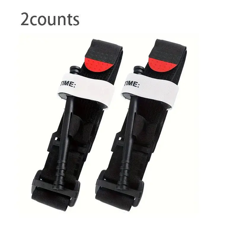 Emergency Tourniquet, 2 Counts Quick Safety Tourniquet, Outdoor Emergency Injury Tourniquet, Safety & Security Supplies, Safety emergency kit