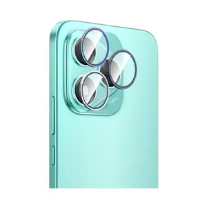 Honor 400lite Lens Film Metal Frame Tempered Glass Eagle Eye Design Full Protection HD Clear Photography, Phone Accessories