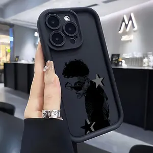 Anti-Drop Soft Tpu Phone Case for iPhone 16 15 14 13 12 11 Pro Max Mini XR XS X 7 8 Plus, Rapper R-Rauw A-Alejandro Design