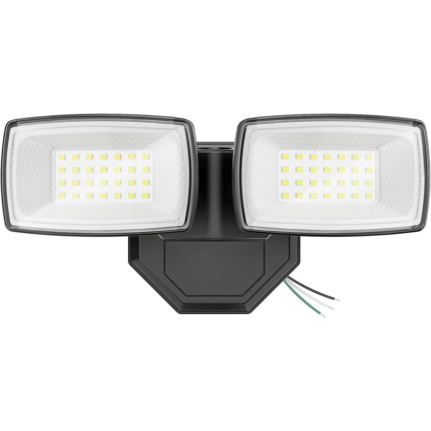 Onforu 3200LM Flood Lights Outdoor, 32W 6500K LED Security Light Switch Controlled, IP66 Waterproof Outdoor Lights, Wall Mount Exterior Flood Light with 2 Adjustable Heads Floodlights Outside