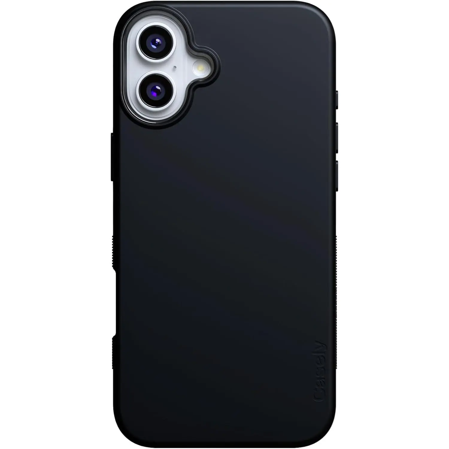 Casely iPhone 16 Case | Black on Black | Bold Protective Design | Compatible with MagSafe