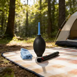 Portable Camera Lens Cleaning Kit with Soft Brush, Extendable Camera Cleaner Accessories, Professional Dslr Digital Camera Cleaning Tool