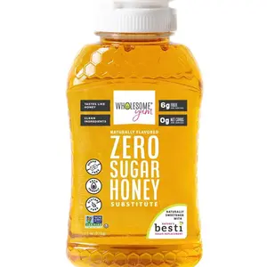 Wholesome Yum Zero Sugar Honey Substitute (Keto) - Natural Sugar Free Honey Alternative With Monk Fruit & Allulose - Zero Net Carbs, Non GMO, Gluten Free, No Aftertaste (11 oz)undefined