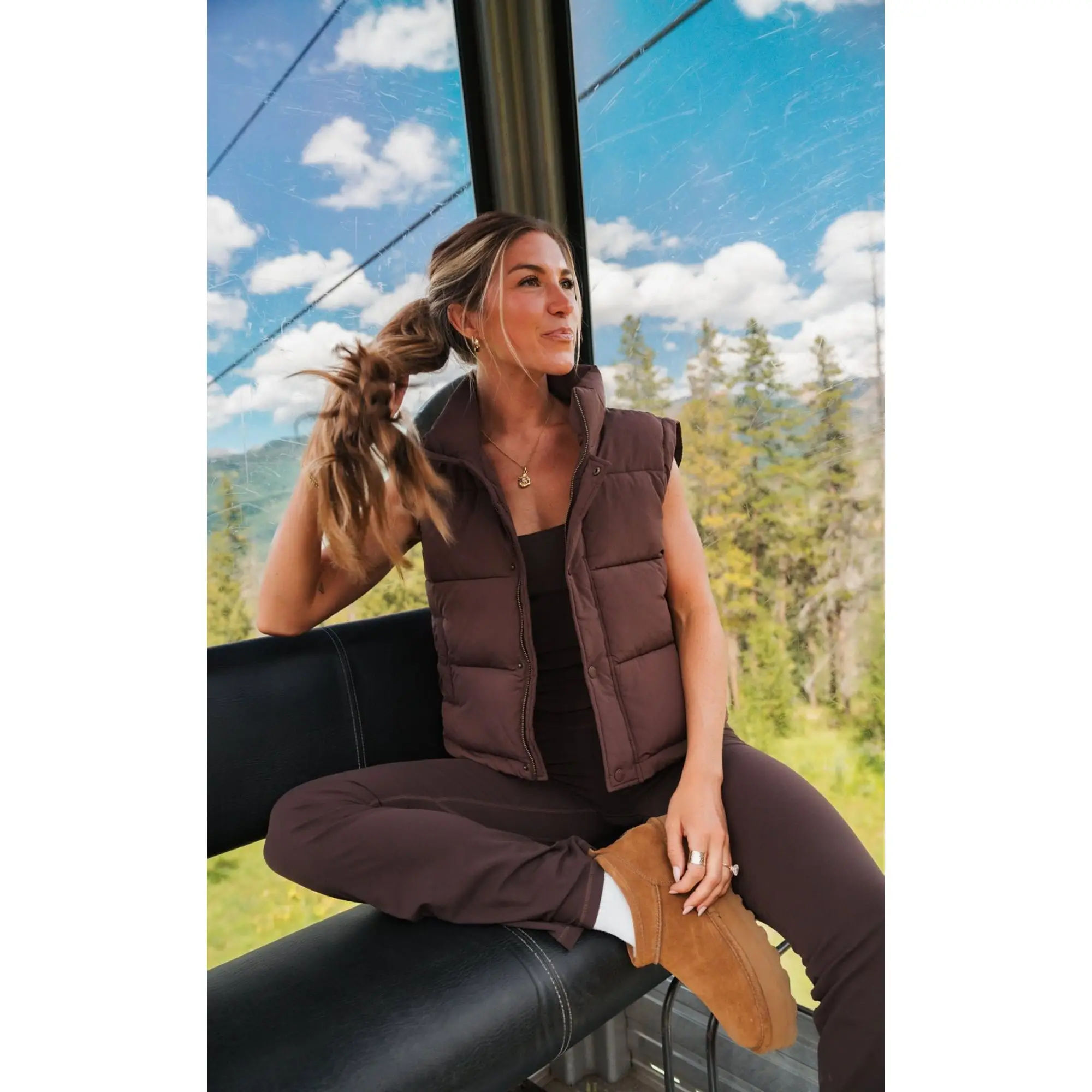 Vitality Vitality Convertible Puffer - Cocoa