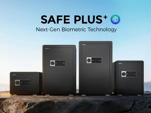 DAYI Biometric Fingerprint Safe Box, 0.8 Cubic/2.0 Cubic/3.0 Cubic Feet Home Safes with Fireproof Bag, Digital Touchpad Security Safe for Money Cash Documents, Dual Alarm System