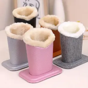 👓 1PC/3PC Plush-Lined Eyeglass Holder | Protective Glasses Case for Desk/Nightstand ✨ Soft Lining Eyewear Organizer, Scratch-Proof Design 🎁 Christmas Gift for Eyewear Lovers, Home Desk Accessory, TikTok Shop US