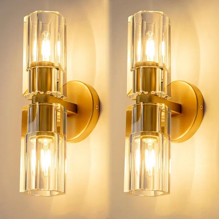 Solid Brass Armed Sconce (Set of 2)