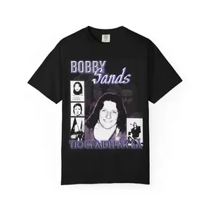 Bobby Sands portrait T-Shirt | Tiocfaidh ár lá