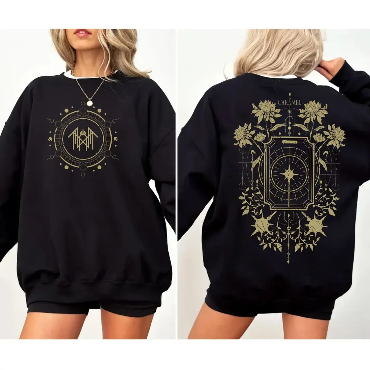 🎸🔥 Sleep Token "Even In Arcadia" Tour 2025 Two-Sided Hoodie/T-Shirt🔥🎸 Official-style band merch with front&back graphic print,inspired by the Sleep Token 2025 tour.Unisex rock concert hoodie, casual pullover sweatshirt or tee,perfect for music lovers