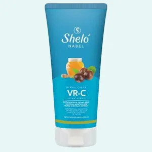 Shelo Nabel VR-C Leg Cream 250ml - Herbal Formula with Centella Asiatica & Indian Chestnut for Anti-Varicose Relief & Improved Circulation