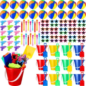 18/24/36 Pack End of Year Buckets Gifts Bulk, Student Goodie Bags Summer Pool Party Favors with Cards, Various Sets with Different Accessories from Teacher for Kids Preschool Kindergarten Class Rewards Summer Birthday Graduation Party Supplies Holiday