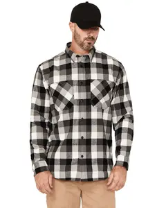 Hawx Men's Men'S Christopher Plaid Print Long Sleeve Button-Down Flannel - Hxfa24w17-Ch
